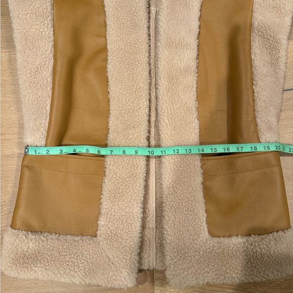 A.L.C. Sutton Faux Shearling Vest S - Picture 8 of 9